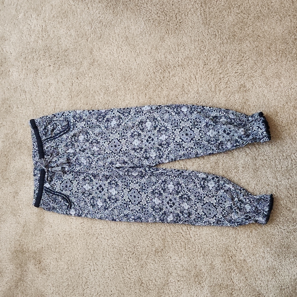 Knox Rose Navy Pattern Jogger